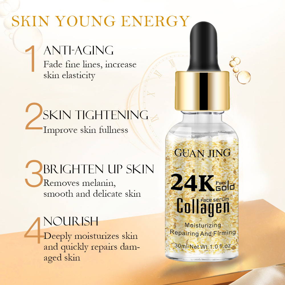 Serum Collagen Gaunjing Dưỡng Ẩm Làm Trắng Da Thu Nhỏ Lỗ Chân Lông
