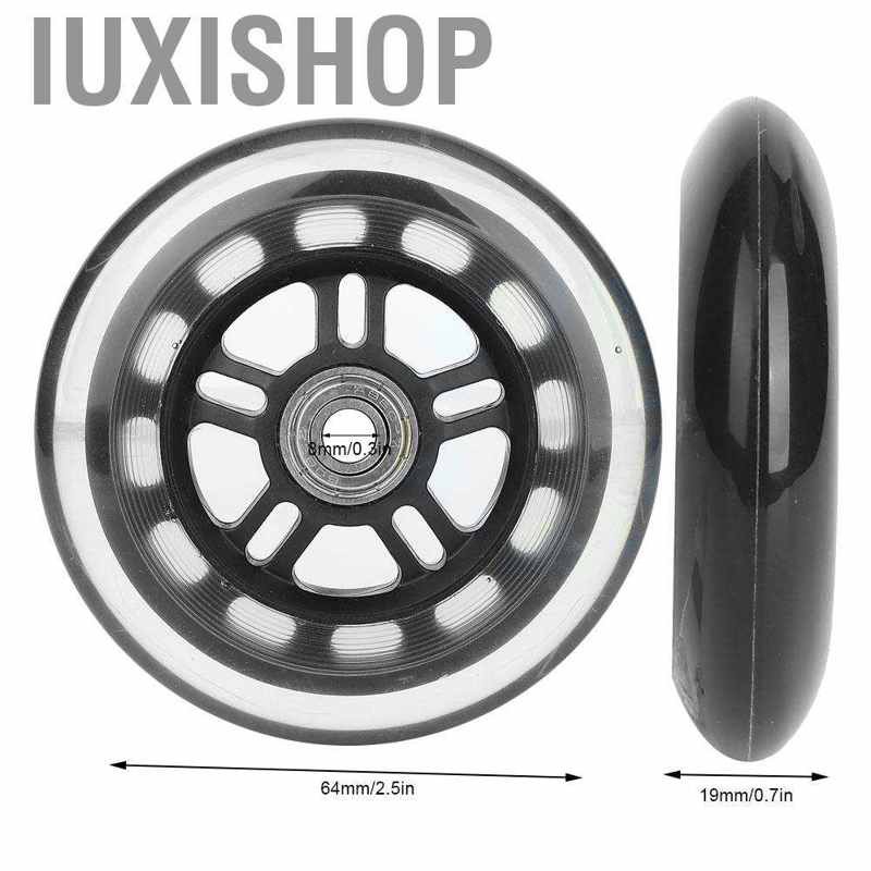 1 Bánh Xe Đẩy Em Bé Abec-7 608zz 4 '' Màu Đen