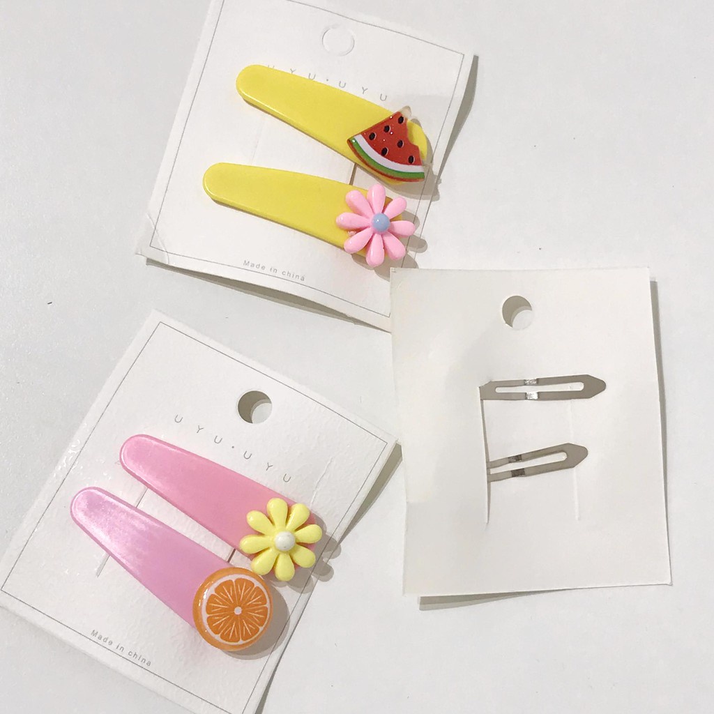 Set kẹp tóc trái cây Kẹp tóc thời trang Hàn Quốc - Mã KE005