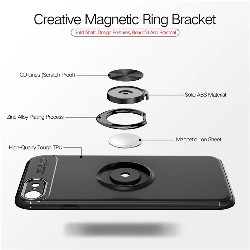 Ốp Điện Thoại Có Vòng Nhẫn Nam Châm Đỡ Điện Thoại Cho Xiaomi Redmi Note 9 Pro 5g / Redmi Note 9 4g 5g
