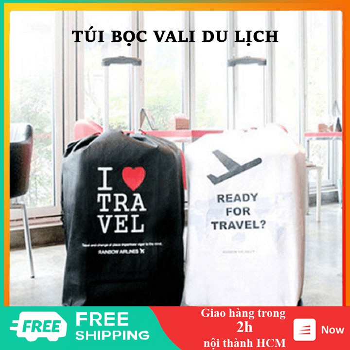 Túi bọc vali 🤗 Freeship 🤗 Túi bọc vali hàn quốc chống xước & bụi cho vali - GD0551