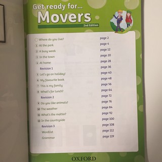 Get ready for Movers 2nd