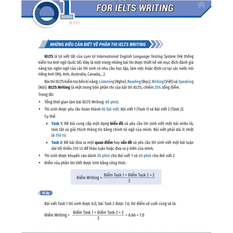 Sách IELTS cấp tốc - 20 ngày Writing