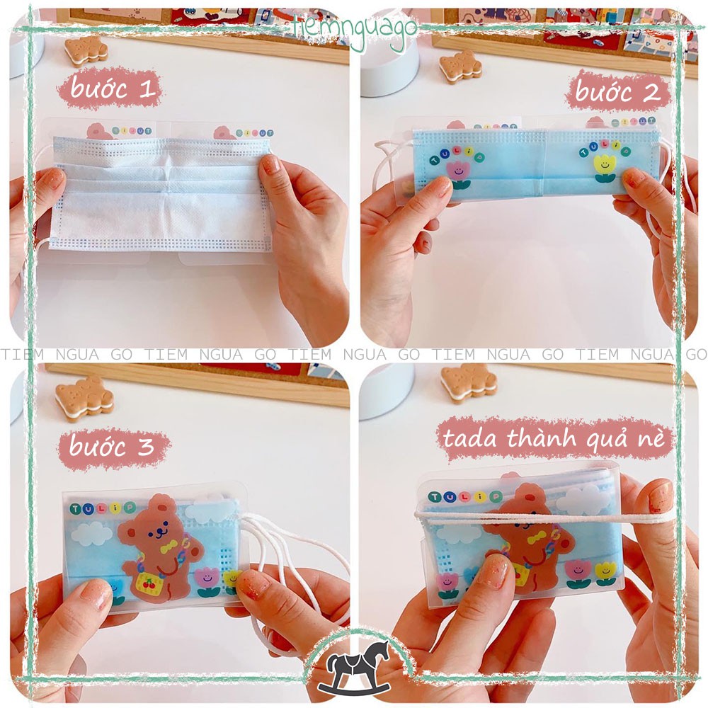 [Mã SKAMLTSM9 giảm 10% đơn 99K] Miếng bảo vệ khẩu trang - Tiệm Ngựa Gỗ