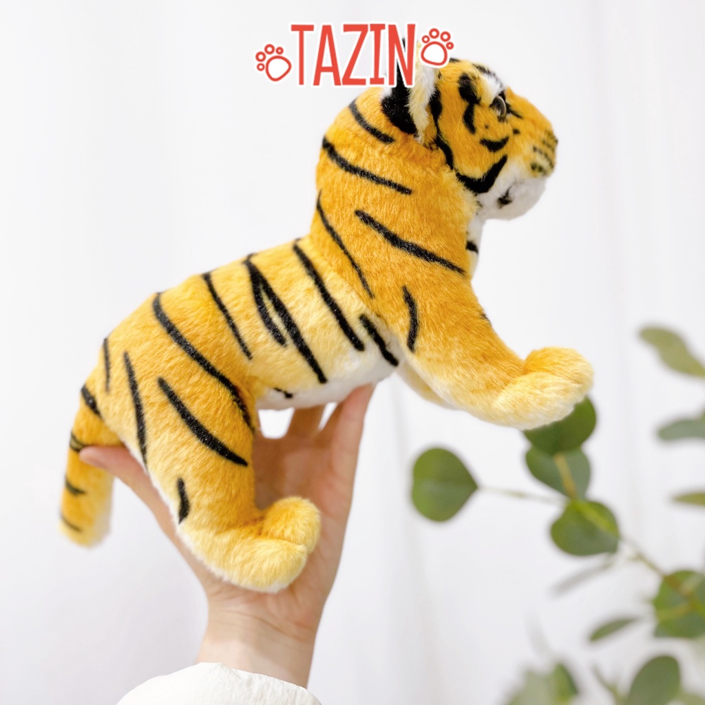 [Mã LIFEXANH03 giảm 10% đơn 500K] Gấu bông hổ vằn đứng cute đáng yêu, hổ vằn con đứng lông mềm mịn cao cấp TAZIN