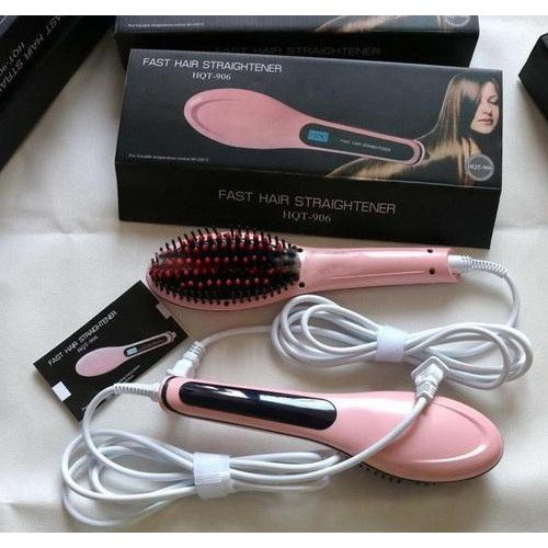 Lược Điện Tự Động Chải Thẳng Tóc Chuyên Nghiệp