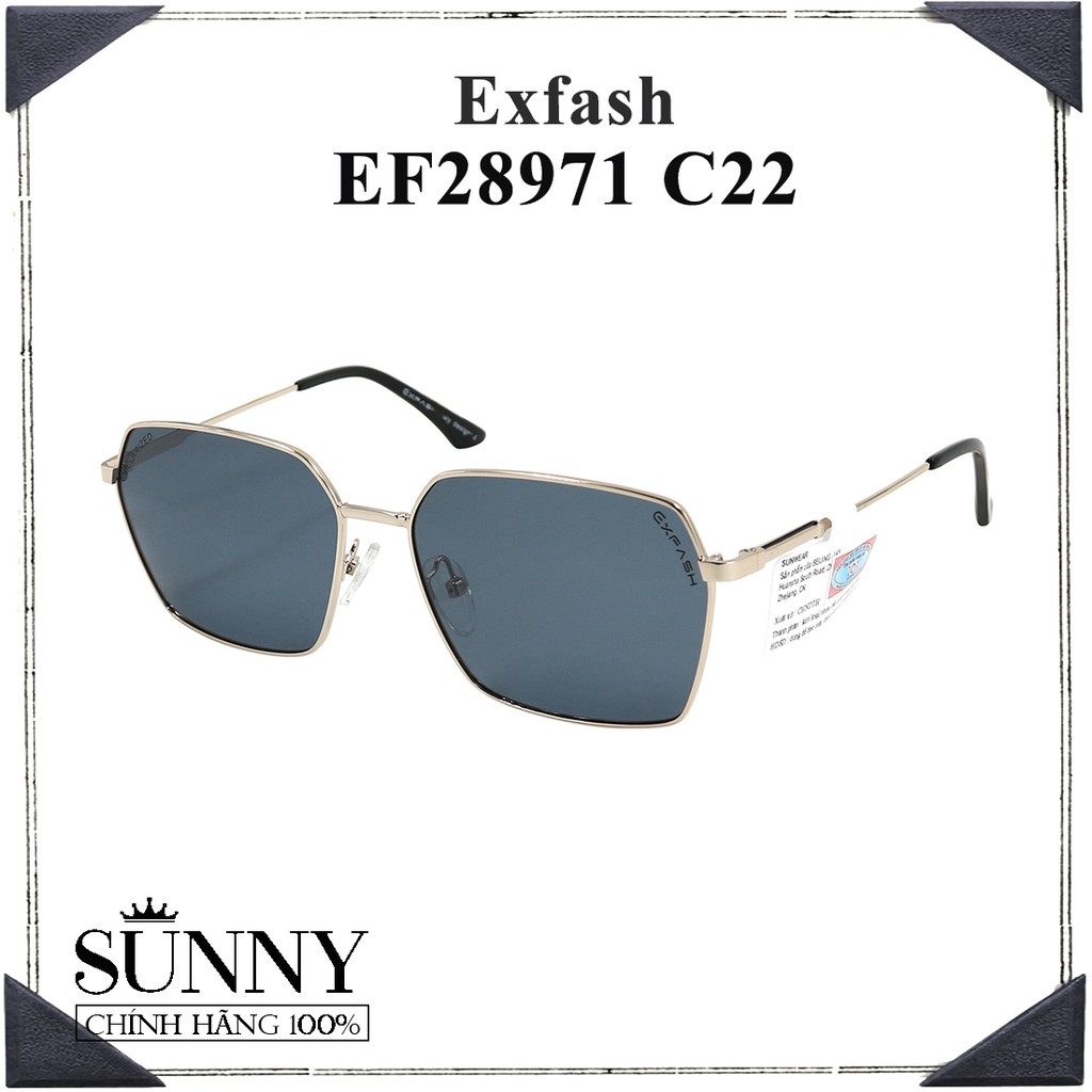 EF28971 - kính mắt nam nữ Exfash chính hãng Korea, kèm tem thẻ chống hàng giả do bộ công an cấp