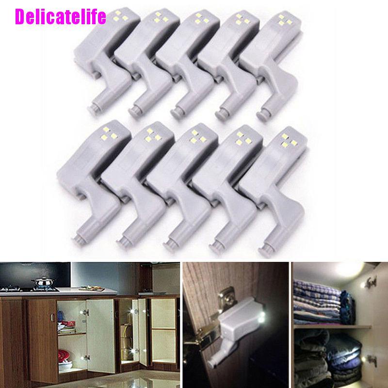 10 Đèn LED cảm biến thông minh gắn bản lề cửa tủ nhà bếp