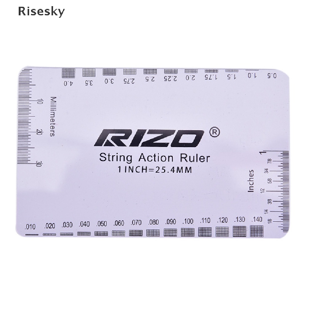Thước Đo Dây Đàn Guitar Điện Bằng Thép Không Gỉ 95 * 63mm