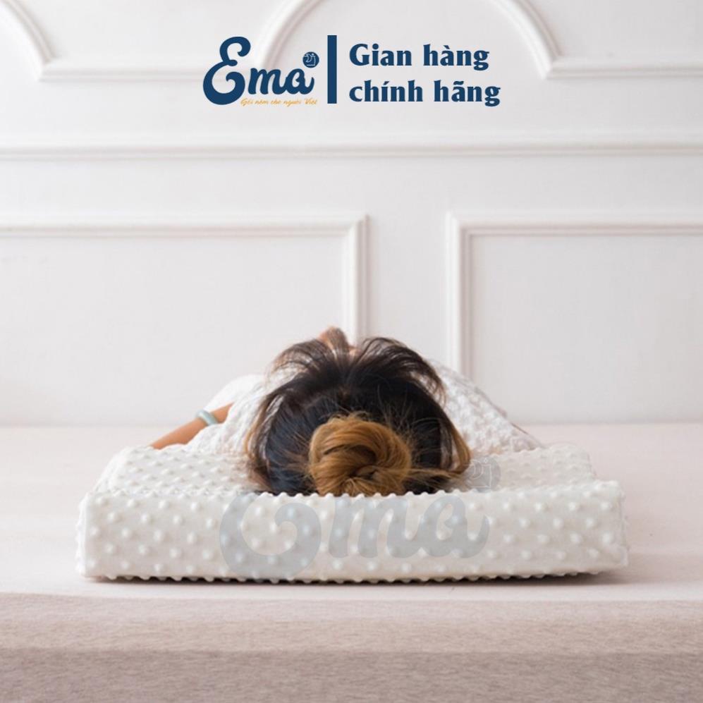 Gối ngủ cao su non gai massage cao cấp cho người lớn - Phong cách Nhật Bản