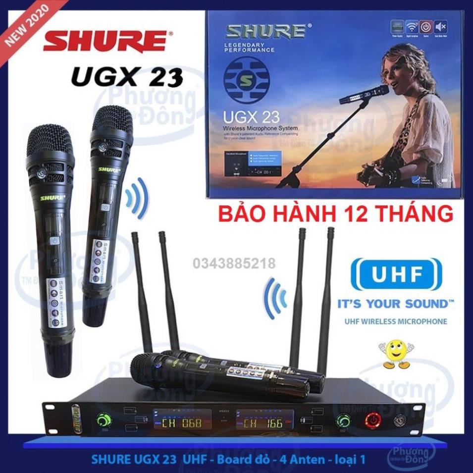 Mic Không Dây shure Ugx23 Chuyên Nghiệp - micro karaoke shure ugx23