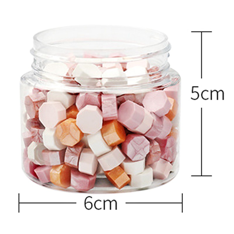 Hộp 180 hạt sáp niêm phong đóng dấu trang trí bao thư thiệp cưới scrapbook