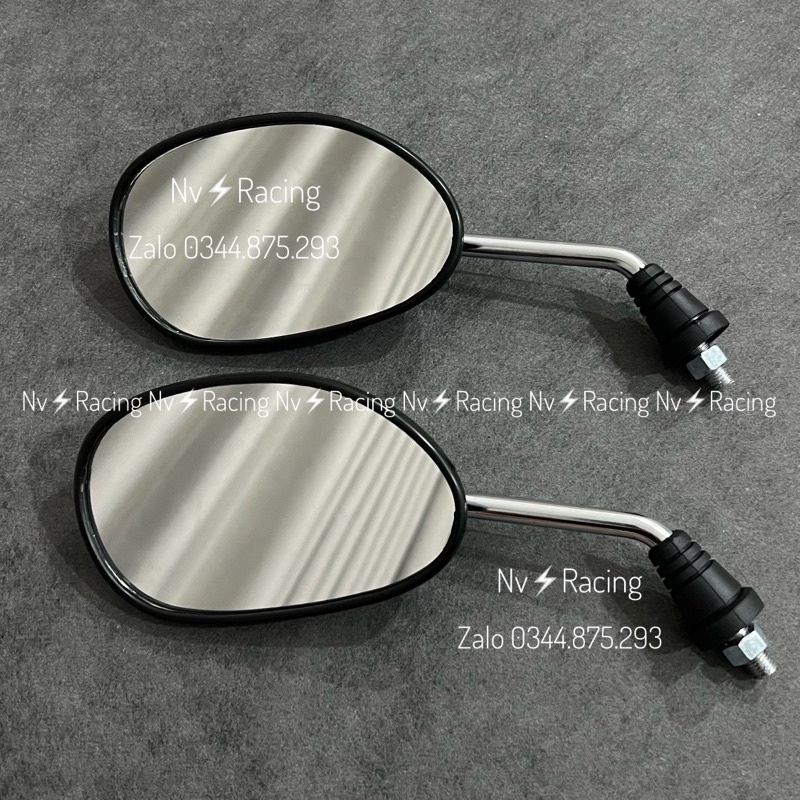 Kính kiểu Wave thái spark chân inox 10 ly thuận bắt thông dụng nhiều dòng xe