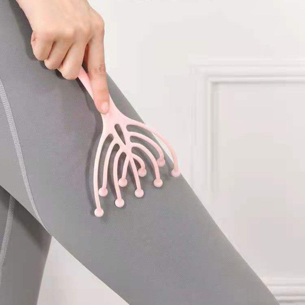 ANEMONE Lược Mát Xa Da Đầu Cầm Tay Bằng Thép Giúp Giảm Căng Thẳng Chăm Sóc Sức Khỏe