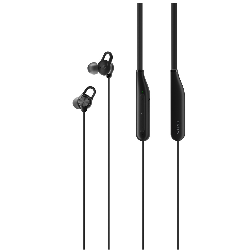 Tai nghe không dây vivo Sport Lite Bluetooth 5.0 - Thời Gian Sử Dụng 18 Tiếng - Màu Đen/Xanh Lam - Hàng Chính Hãng