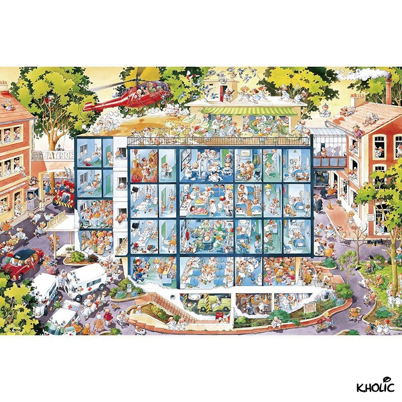 Cây, trò chơi ghép hình bằng gỗ, trò chơi ghép hình 300/520/1000 miếng, trang trí, đồ chơi