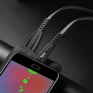 Cáp sạc nhanh Android cổng Micro Hoco U70 dây dù dài 1.2 mét