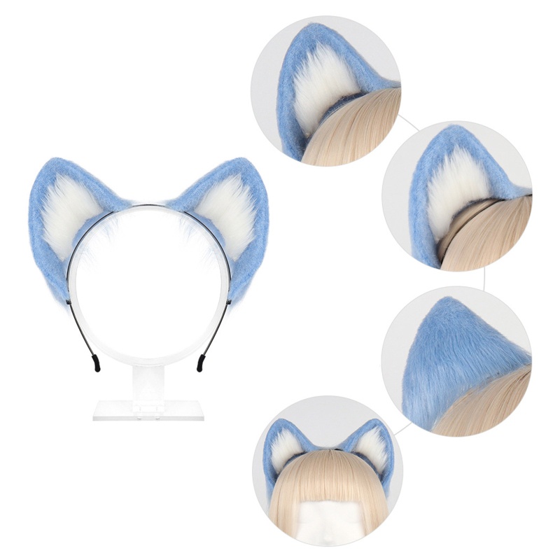 Băng Đô Cài Tóc Hình Tai Thỏ Hoạt Hình Phong Cách Lolita Cho Người Lớn