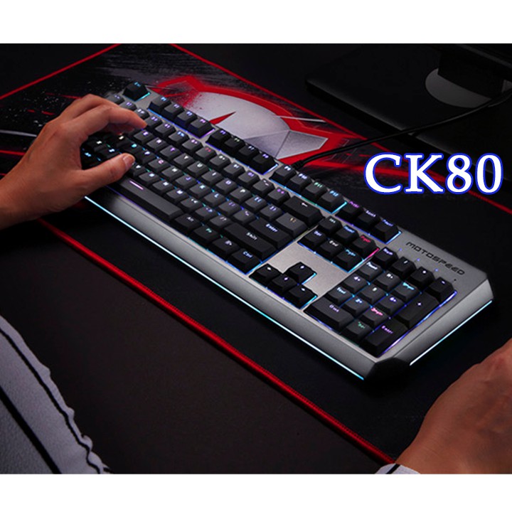 [Mã 159ELSALE hoàn 7% đơn 300K] Bàn phím cơ game thủ Motospeed LED Rainbow / RGB