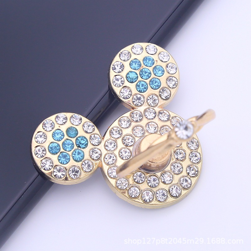 NUOWA Vòng Nhẫn Đỡ Điện Thoại Bằng Kim Loại Chống Rơi Hình Chuột Mickey Đa Năng Giá Đỡ