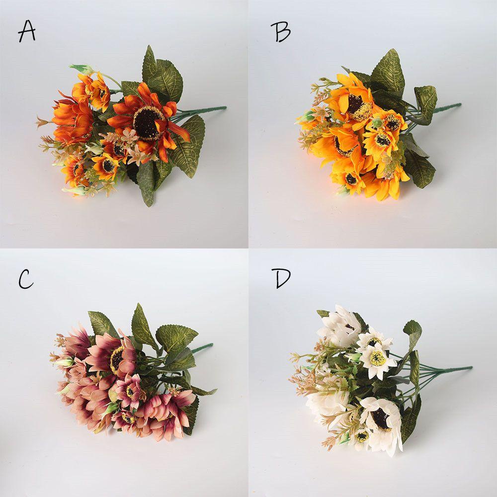 KUNHEV Hoa Mẫu Đơn Nhân Tạo 7 Nhánh Dùng Trang Trí Tiệc Cưới