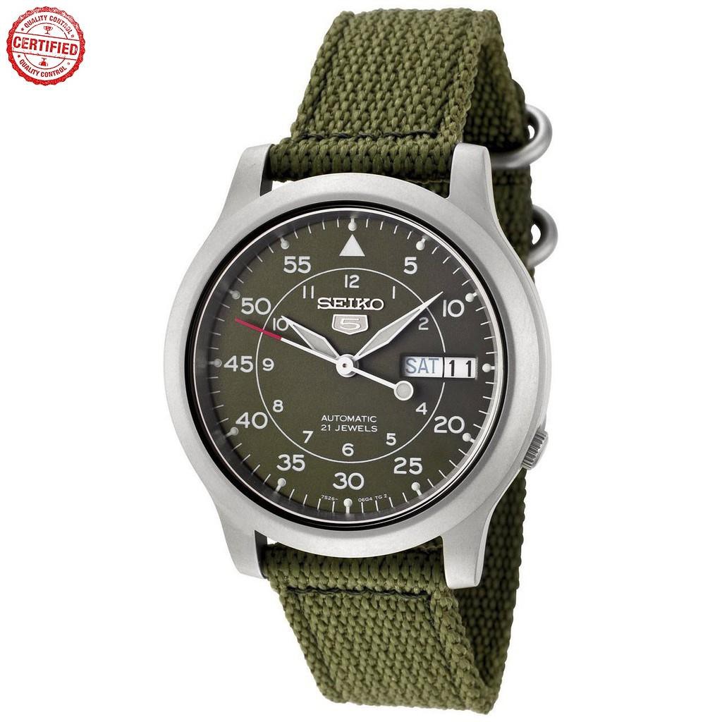 Đồng hồ nam dây dù SEIKO 5 SNK805K2 (Xanh lá)
