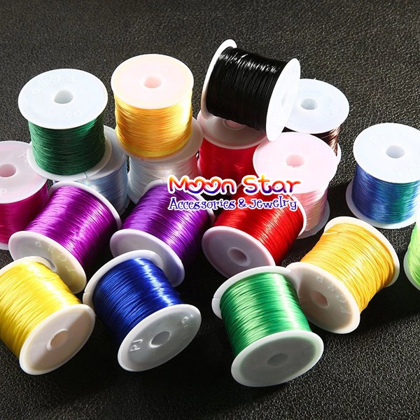 Dây cước chỉ chun tơ co giãn dùng xỏ vòng tay xâu hạt xâu vòng - moon shop | BigBuy360 - bigbuy360.vn