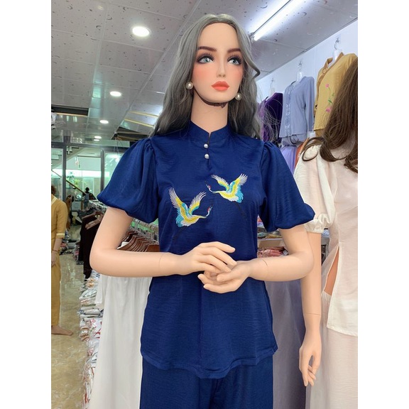 ĐỒ LAM ĐI CHÙA #Mã Freeship Xtra RP028# Mẫu Hạt Vải Lụa Nhung
