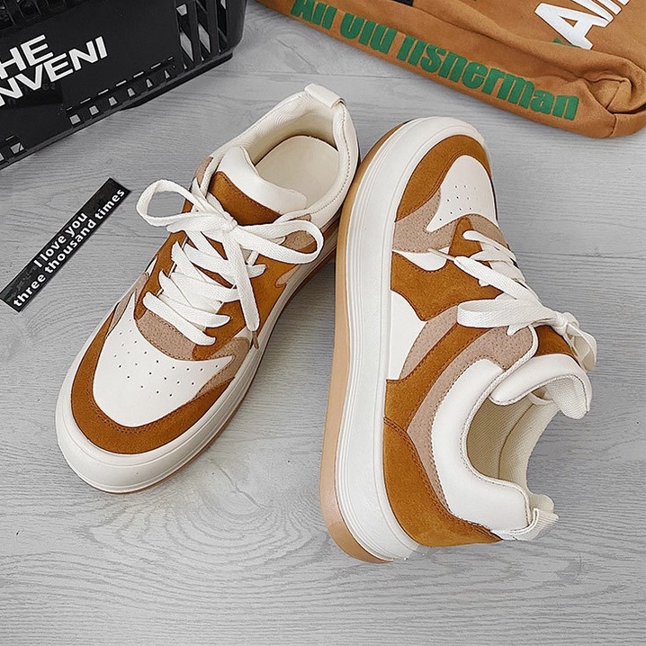 Giày Thể Thao Nam Hàng Quảng Châu size 39 đến 44 - Chất Da phối Da Lộn cao cấp