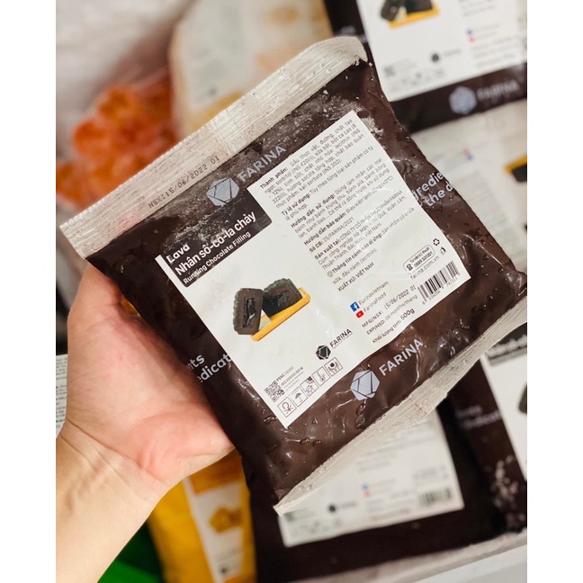 Nhân lava socola chảy 500g