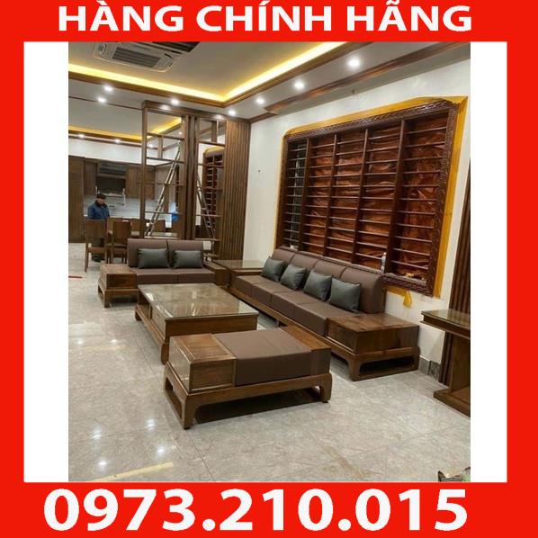 HÀNG CHÍNH HÃNG  Ảnh thật kèm video sofa gỗ sồi nga chân quỳ sang trọng giá gốc tại xưởng