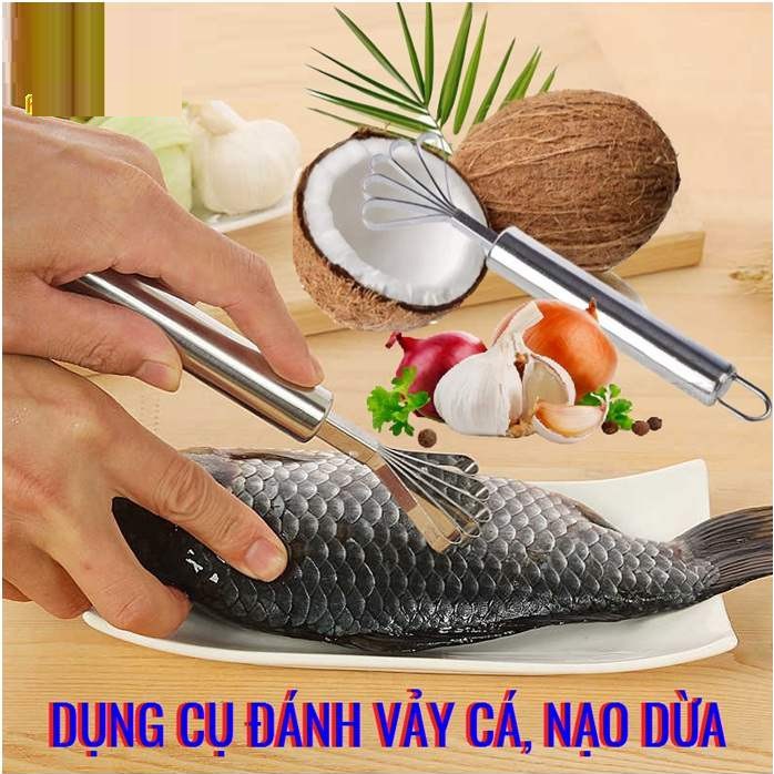 Dụng Cụ Đánh Vảy Cá - Nạo Dừa Đa Năng