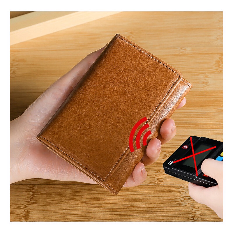 Ví Da Thật Đựng Thẻ id vip Cho Nam Nữ