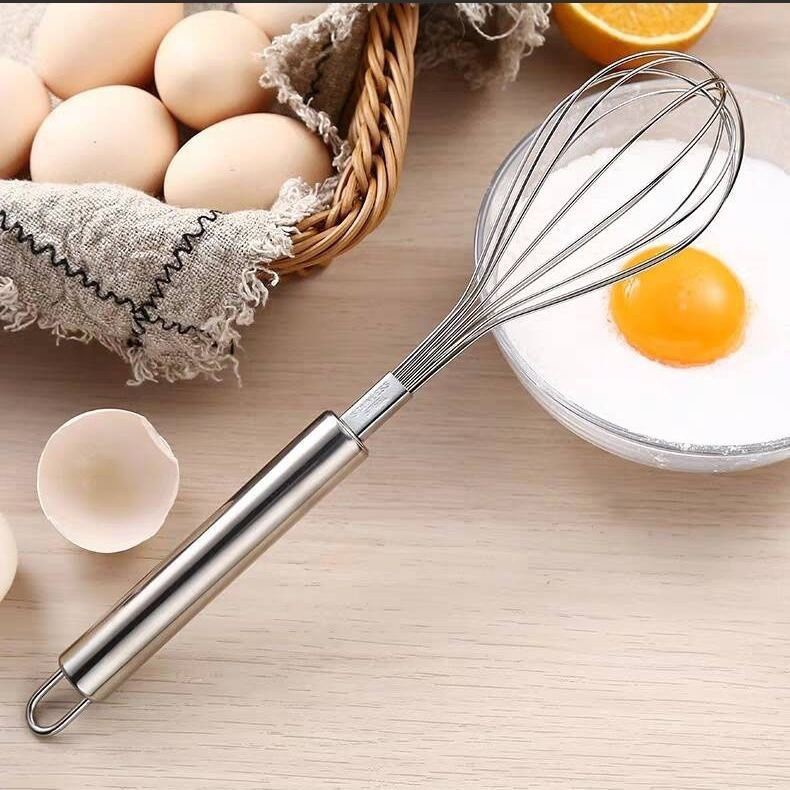 [⛔RẺ VÔ ĐỊCH⛔] Cây Đánh Trứng Inox Có Trục Xoay Tự Động 88198 Chợ Tốt Store