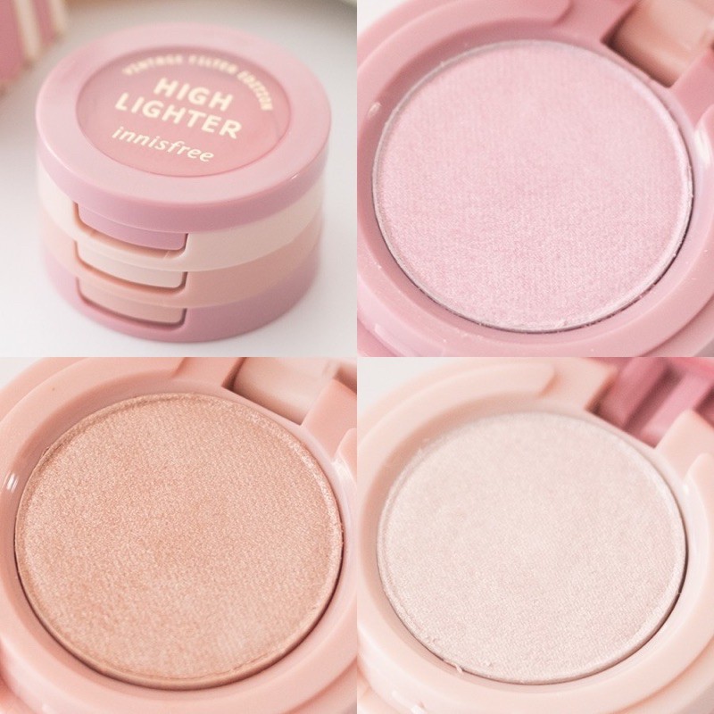 PHẤN BẮT SÁNG INNISFREE LIGHER TRIO HIGHLIGHTER ( VINTAGE FILTER EDITION ) | BigBuy360 - bigbuy360.vn