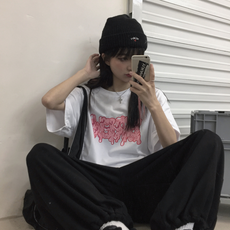 Áo Thun Ngắn Tay In Họa Tiết Retro Cho Nam Nữ