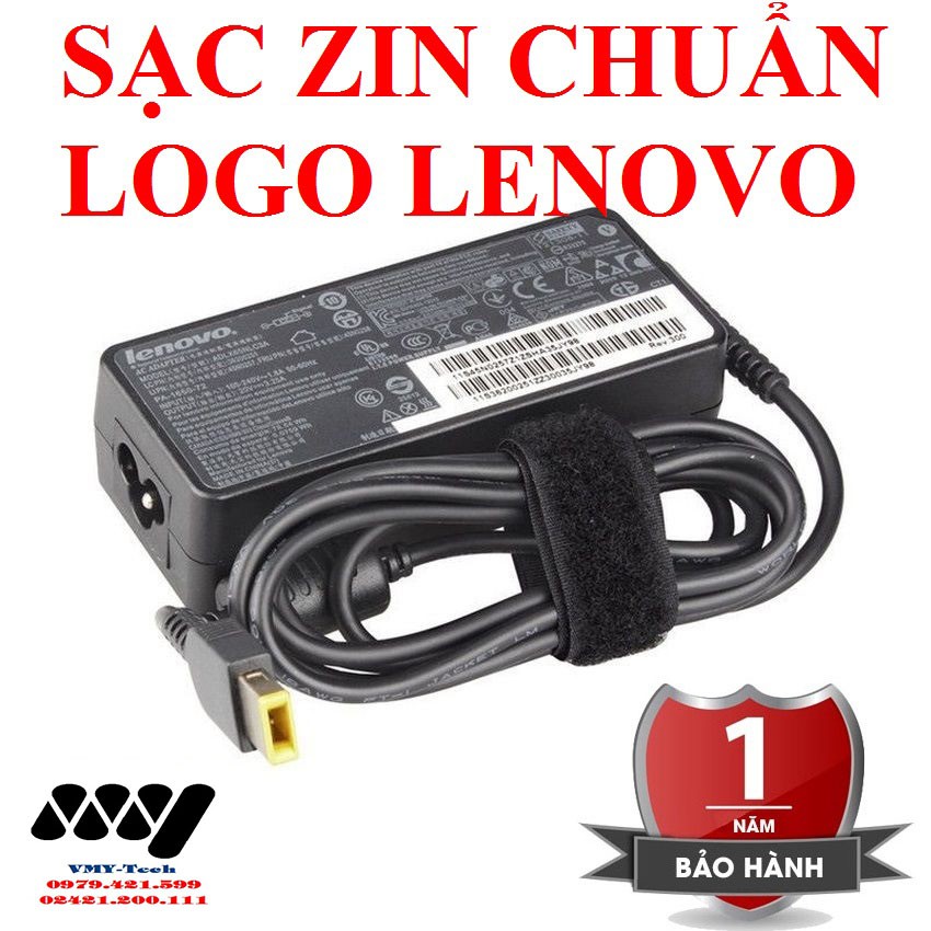 Sạc Laptop Lenovo 20V - 4.5A 90W chân usb zin logo - Tặng Kèm dây nguồn