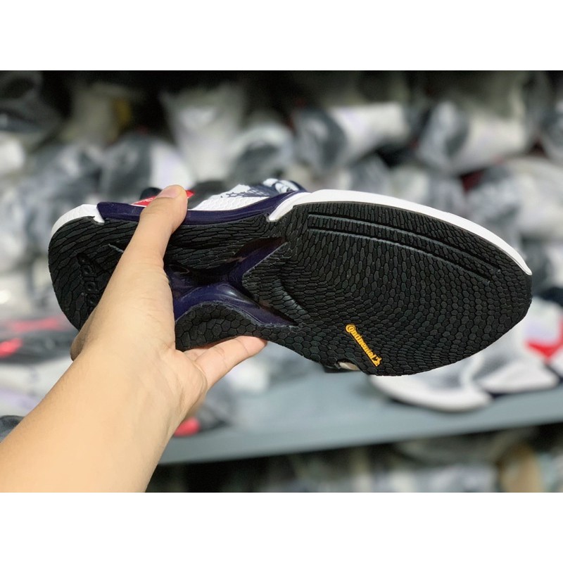 Giày Sneaker Nam⚜️𝑭𝑹𝑬𝑬𝑺𝑯𝑰𝑷⚜️Giảm 20K Khi Nhập Mã [GIAY020K] - Giày AlphaBounce InstinctM màu Trắng Đỏ