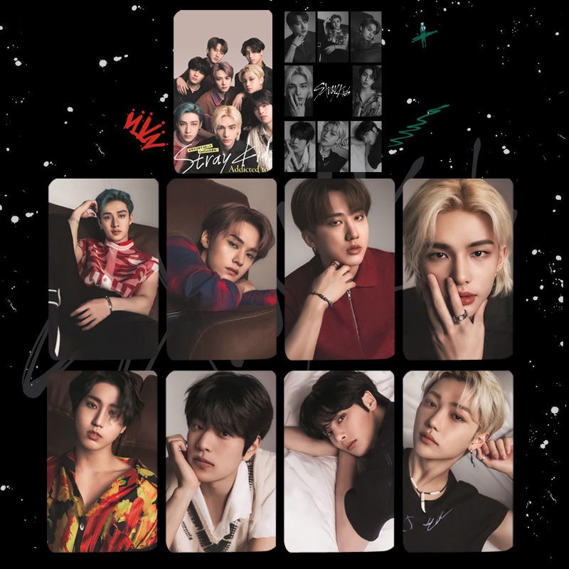 Bộ Thẻ Hình Nhóm Nhạc Kpop Stray Kids Độc Đáo