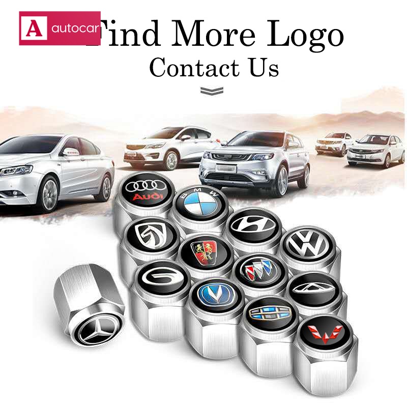 Set 4 Nắp Van Bánh Xe Hơi Bằng Hợp Kim Nhôm Chống Trộm