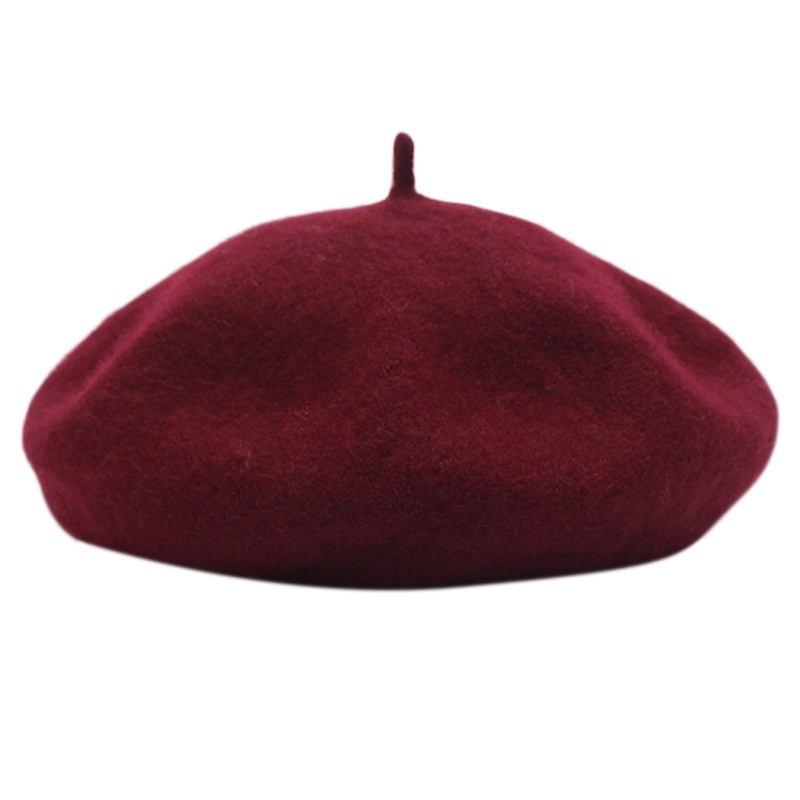 Mũ Beret Vải Nỉ Thiết Kế Tinh Tế Phong Cách Vintage