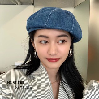 Sản Phẩm Papaya / Mũ Beret Cao Bồi Hình Bát Giác Phong Cách Cao Bồi Nhật Bản Dễ Phối Đồ Bốn Mùa Cao Cấp