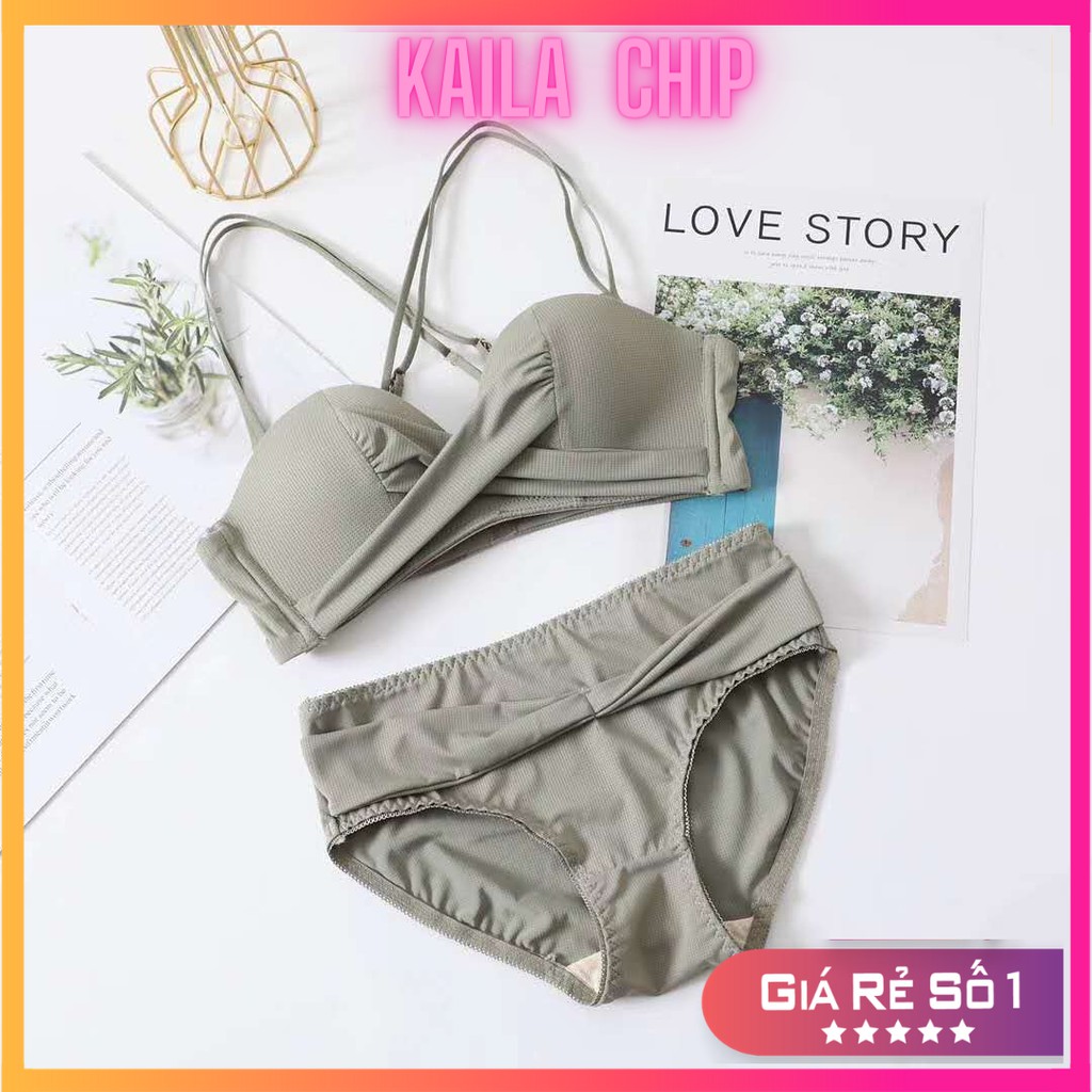 [Hàng cao cấp] Bikinni 2 mảnh, đồ lót nữ đi biển, đồ lót nữ su cao cấp nhún nơ thông hơi siêu mát Kaila Ch | BigBuy360 - bigbuy360.vn