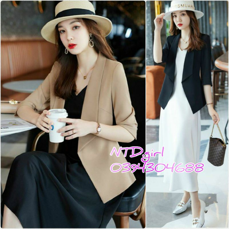 Hàng nhập - Set bộ vest nữ gồm áo blazer và đầm ôm, sét đồ thời trang công sở hay đi chơi đều xinh