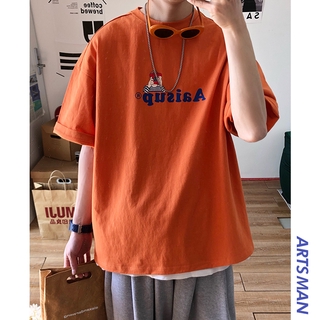 Áo Thun Nam Tay Lỡ Dáng Rộng Thời Trang Năng Động Mùa Hè