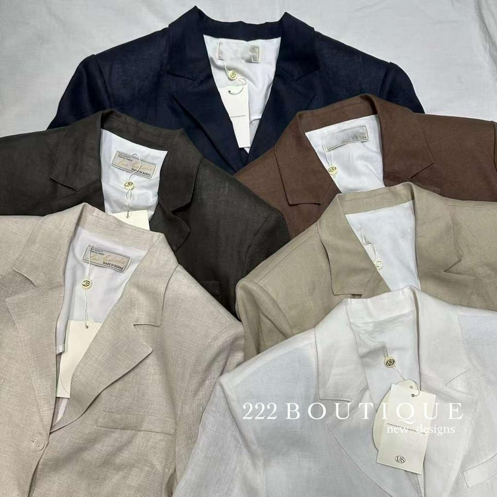 Áo Blazer linen 3 cúc LC 21395