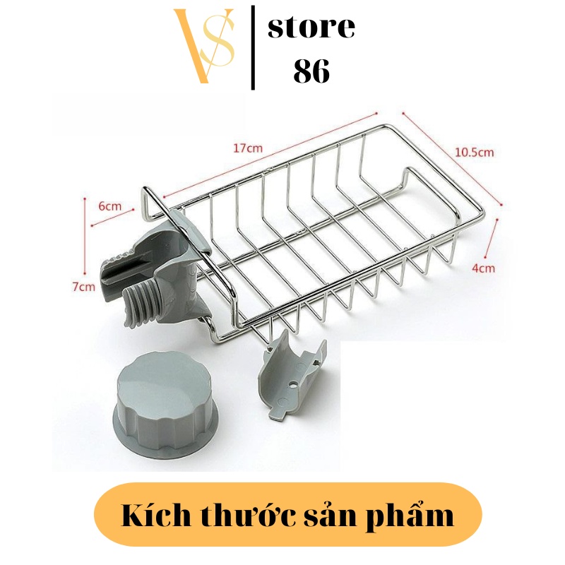 Khay Giả Inox Để Đồ Bồn Rửa Chén, Khay Inox Gắn Vòi Rữa Chén Rửa Chén Gắn Vòi Rửa Bát Cực HOT