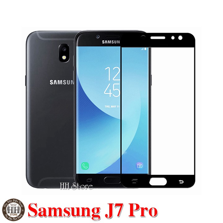 Kính cường lực full 5D Samsung J4, J4 Plus, J6, J6 Plus, J7 Pro, J7 Plus, J7 Duo full keo