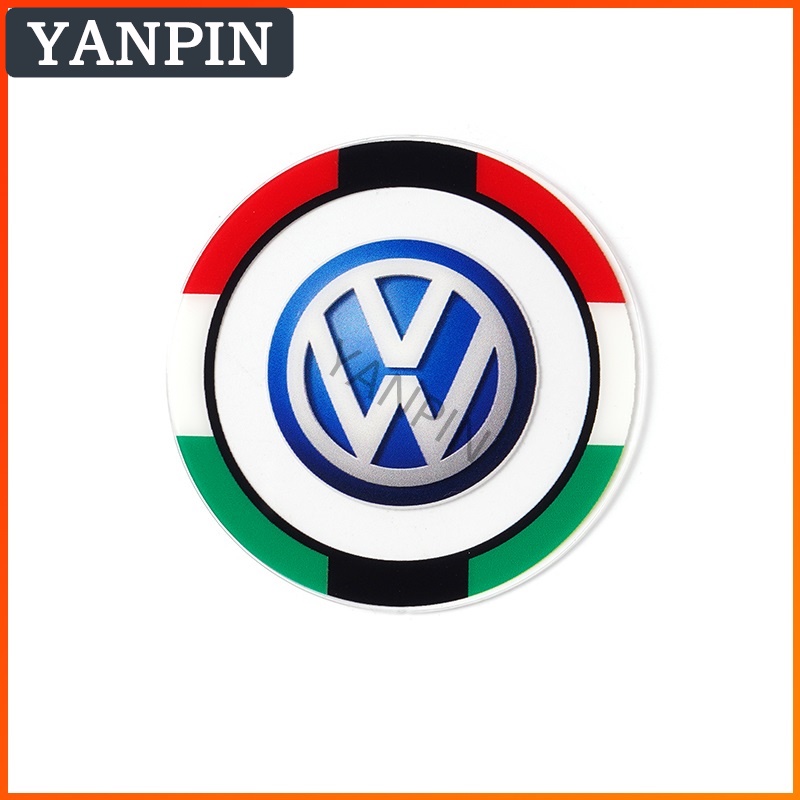 Miếng Đệm Lót Cốc Nước Chống Trượt In Logo Hoạt Hình Trang Trí Nội Thất Xe Hơi Volkswagen