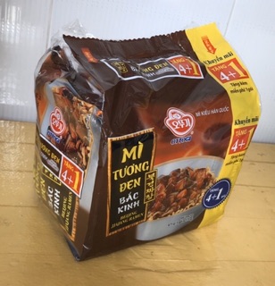 ‭‬ Combo 5 Gói Mì Tương Đen Bắc Kinh Ottogi 135g